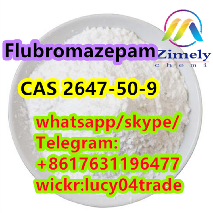 Hot CAS 2647-50-9 Flubromazepam Manufactory supply