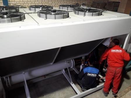 چیلر تراکمی هوا خنک(چیلر هوایی)-چیلر تراکمی آب خنک(چیلر آبی)