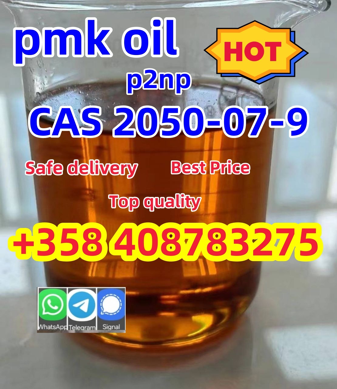 CAS 2050-07-9 PMK Oil ethyl glycidate China factory   
