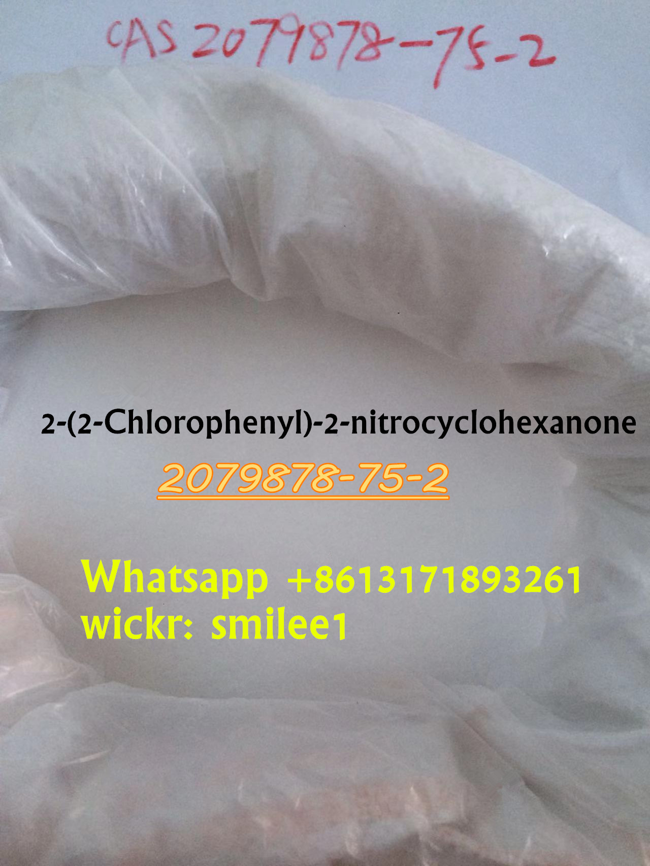 2-(2-Chlorophenyl)-2-nitrocyclohexanone cas2079878-75-2 