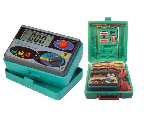 ارت سنج دیجیتال با ست کامل لوازم مدل DY-4100