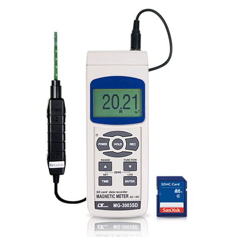 سنجش میدان مغناطیسی ( آهن رباسنج )دارای کارت حافظه مدل MG-3003SD