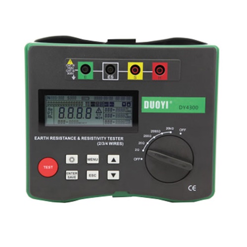 ارت سنج 4پل دیجیتال با ست کامل لوازم مدل DY-4300