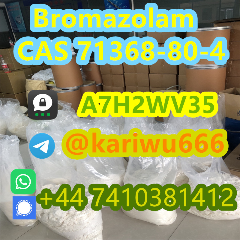 Bromazolam CAS 71368-80-4 Factory Yellow and White powder