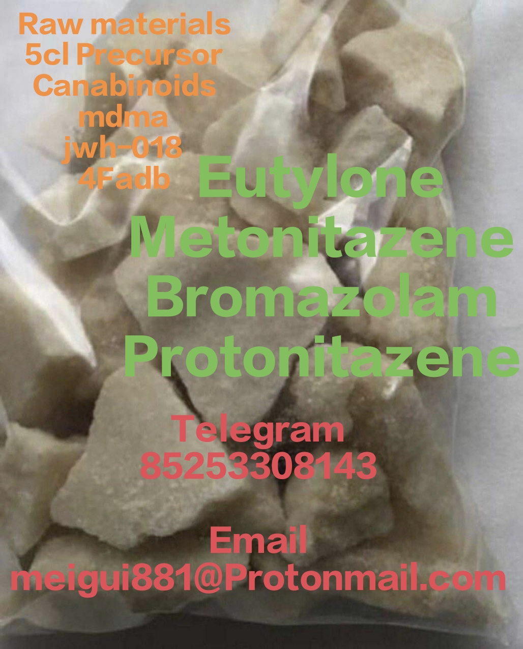 Fast shipping 14680-51-4 Metonitazene Protonitazene 5CLADBA EU