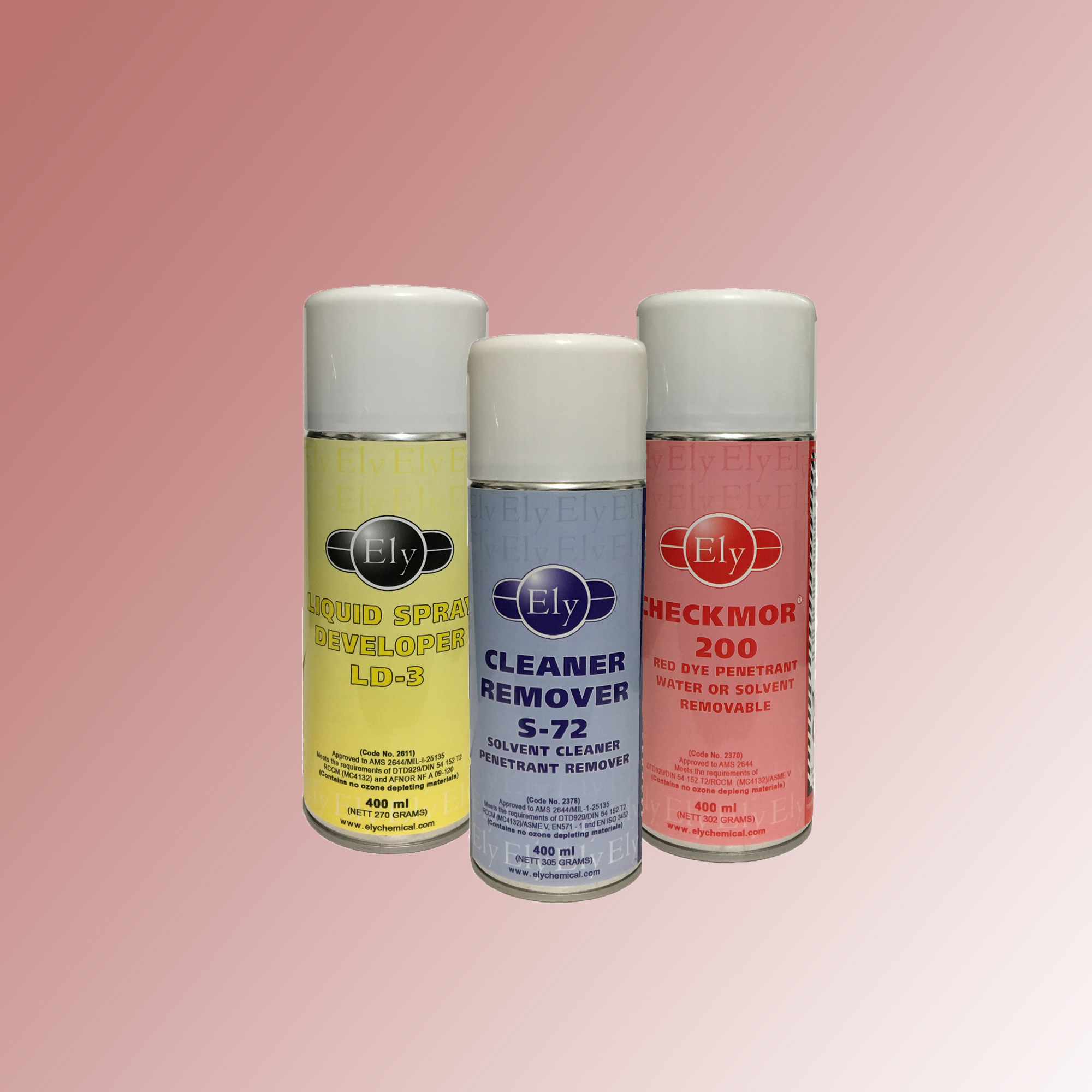 ست اسپری تست  مایعات نافذ الی ELY