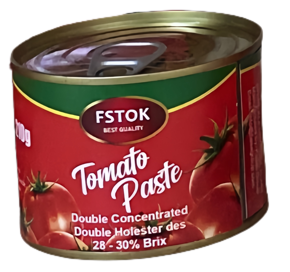 canned tomato paste and sardine
