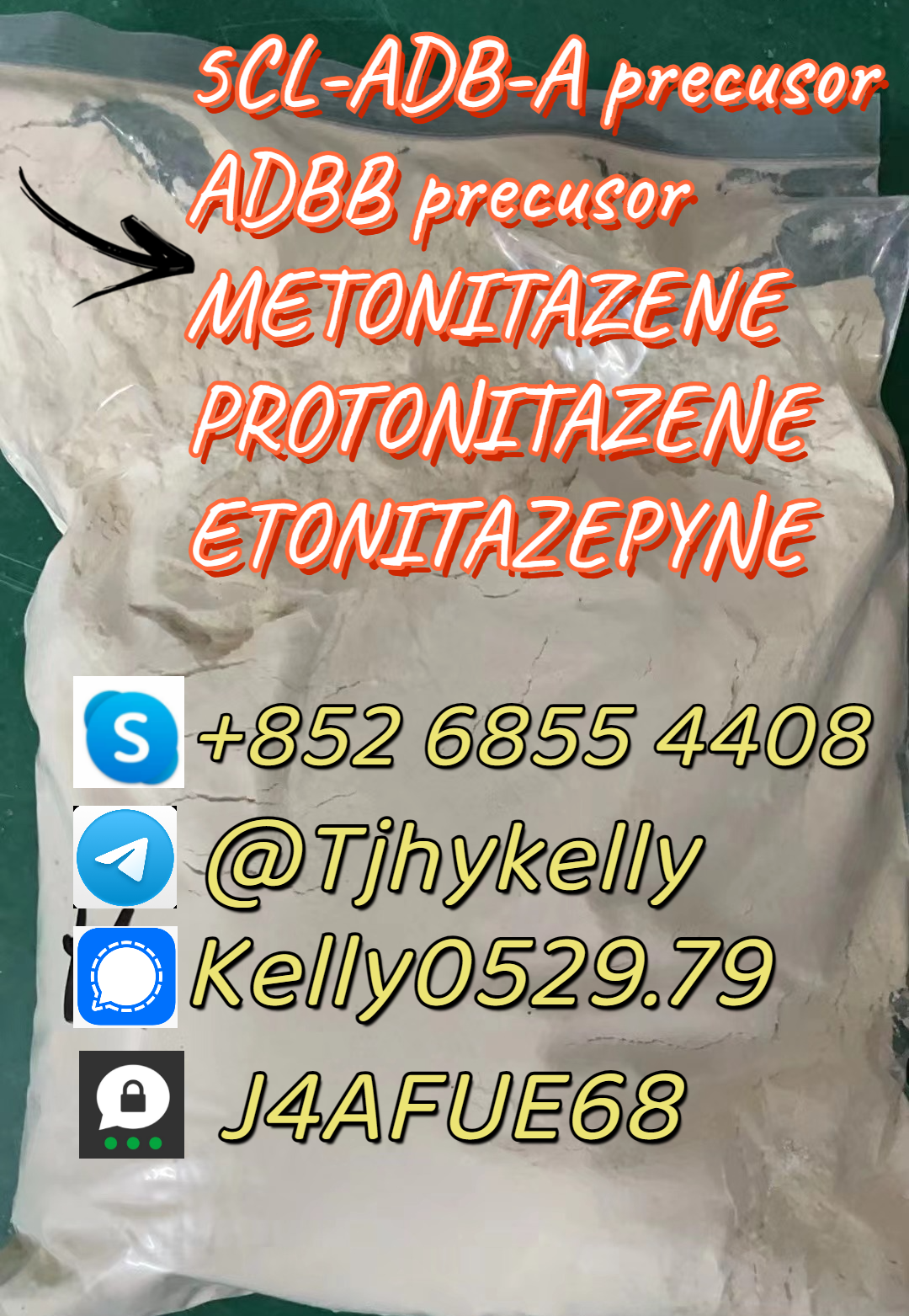 CAS 14680-51-4 Metonitazene high-quality Synthetic opioids Isotonitazene Protonitazene