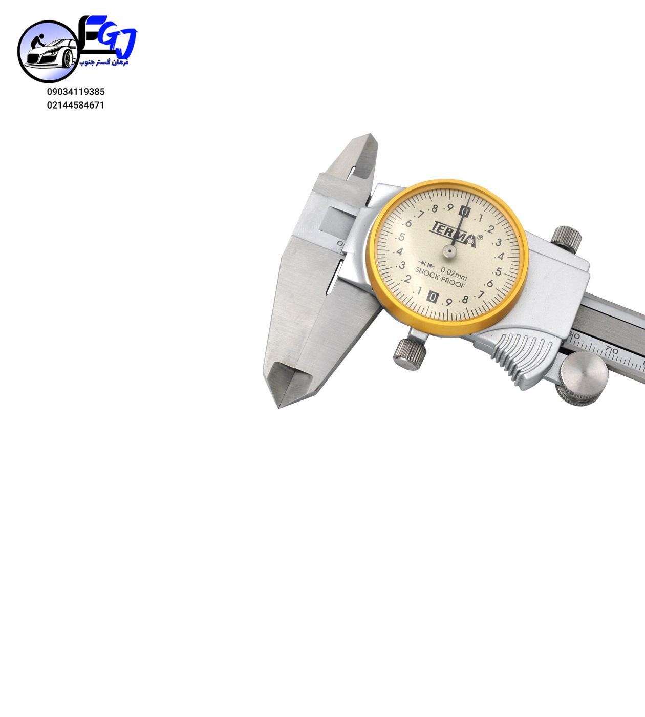 کولیس ساعتی رنگی مدلCDE210-200 برندTERMA   