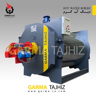 دیگ آب گرم 800 هزار کیلوکالری بر ساعت 