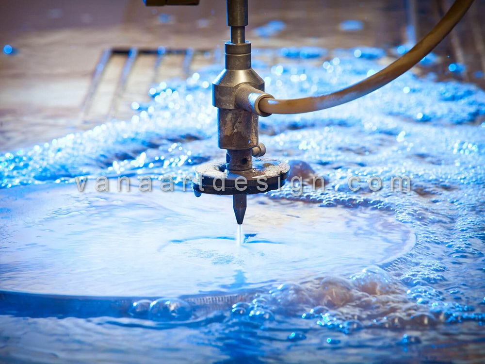 برش واترجت انواع ورق استیل