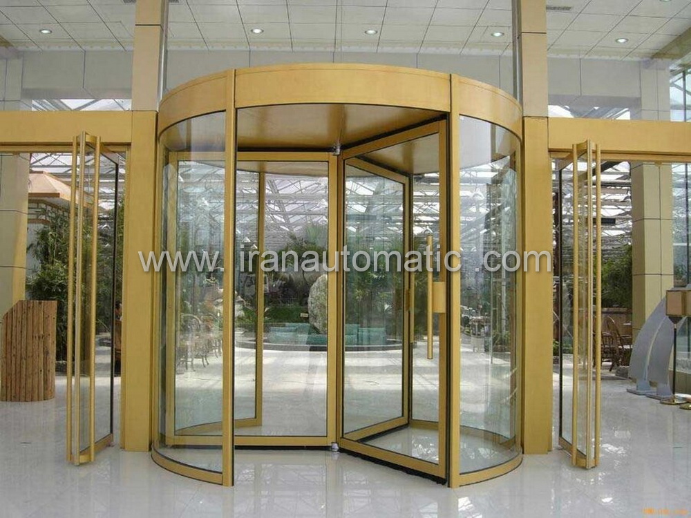 درب اتوماتیک شیشه ای گردان