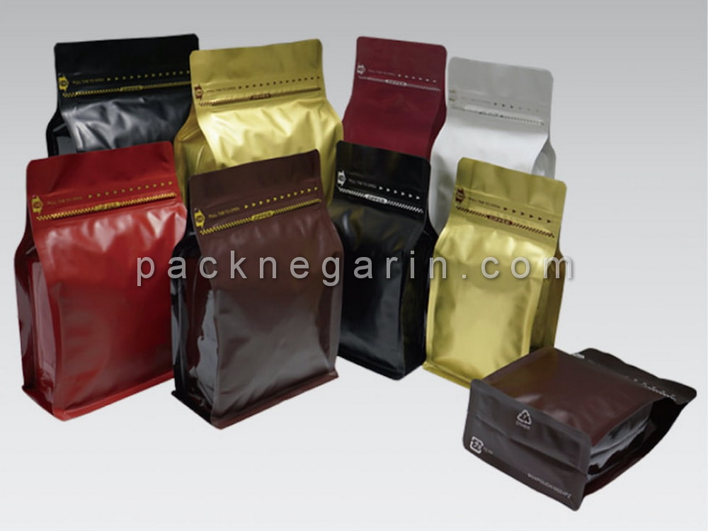 پاکت ایستاده کرافت زیپ دار