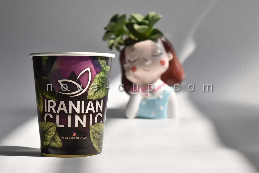 لیوان کاغذی طرح دار