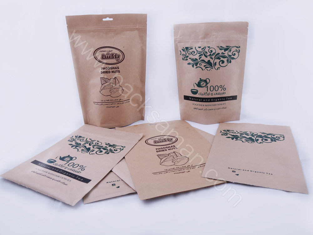 قیمت پاکت ایستاده زیپ دار 