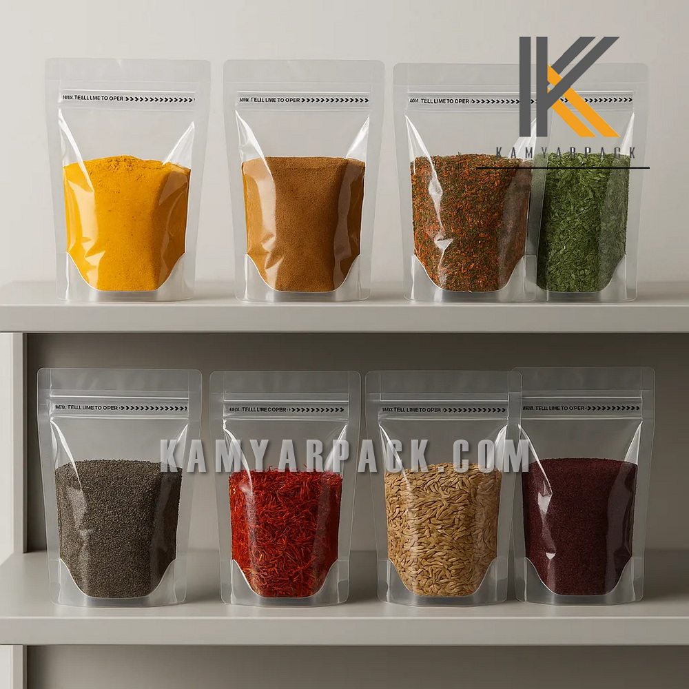 پاکت باکس پوچ شفاف