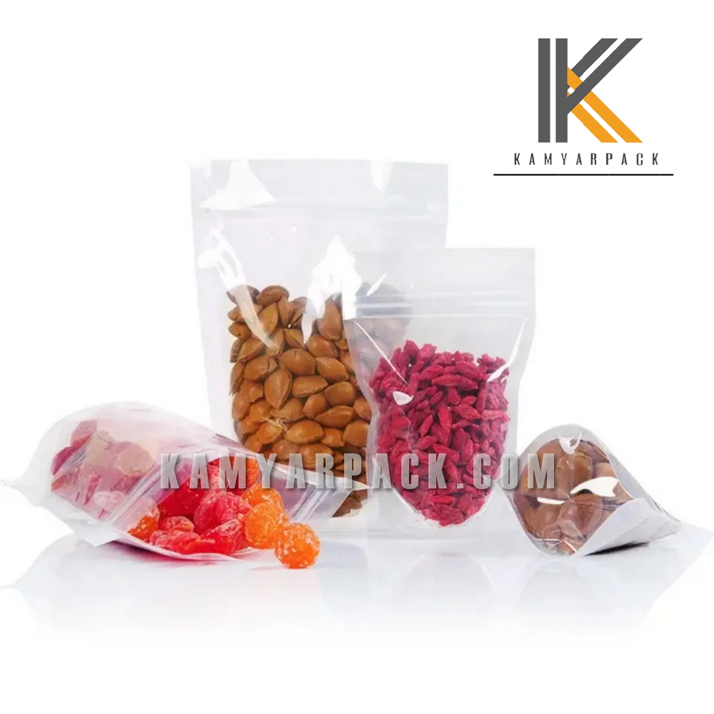 پاکت زیپ دار شفاف