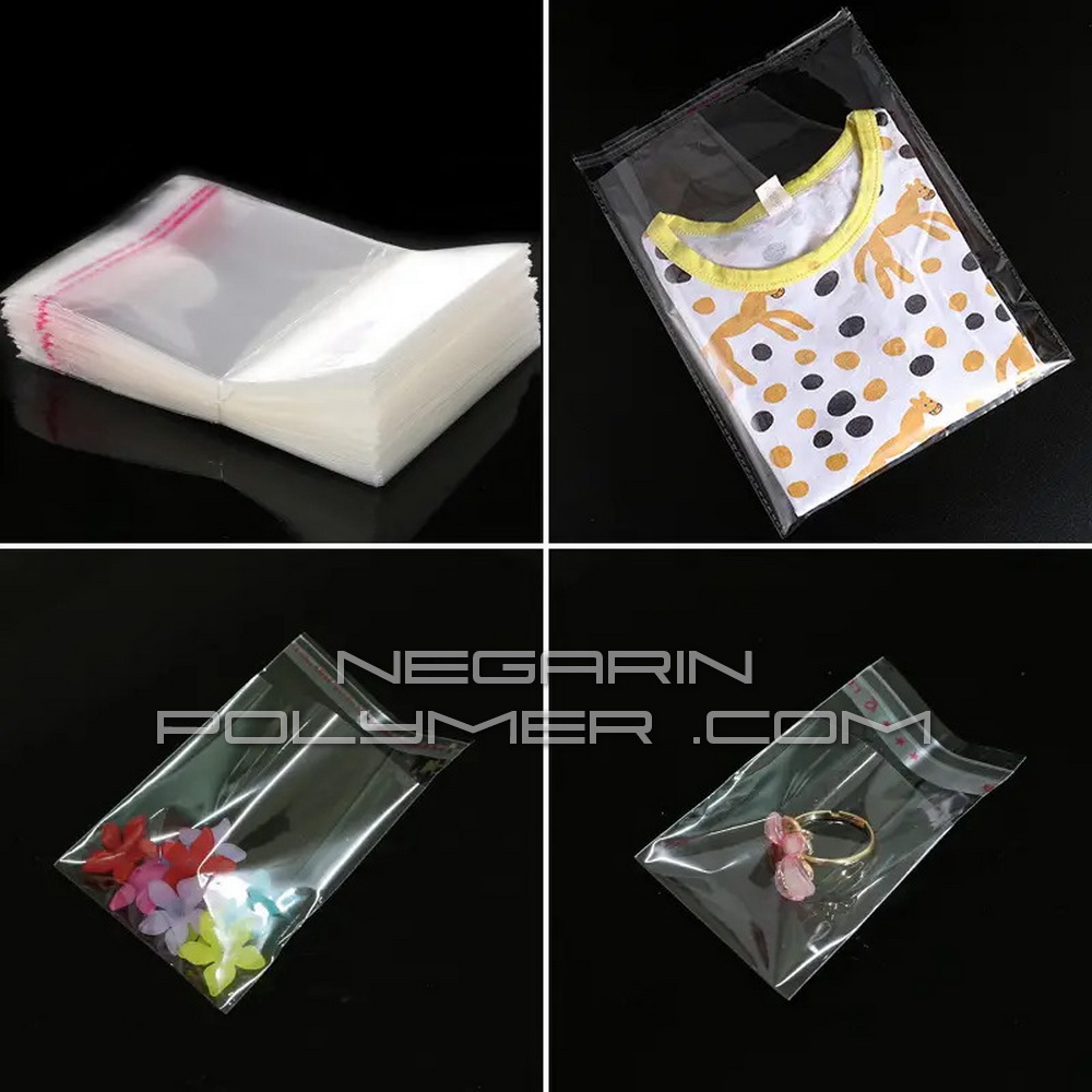 پلاستیک بسته بندی لبه چسب دار