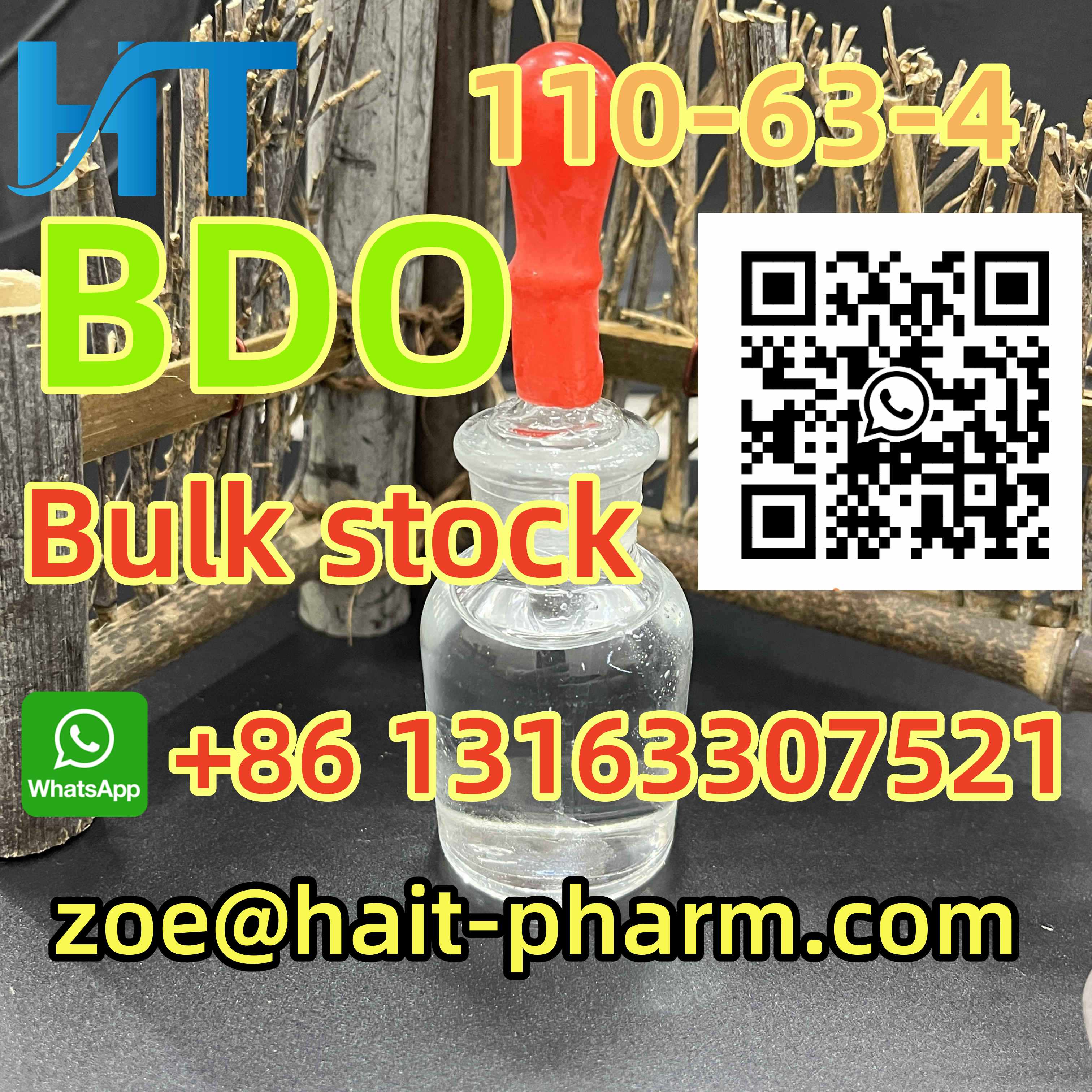 Hot sale BDO 1, 4-Butanediol Cas110-63-4 liquid in stock whatsapp+8613163307521