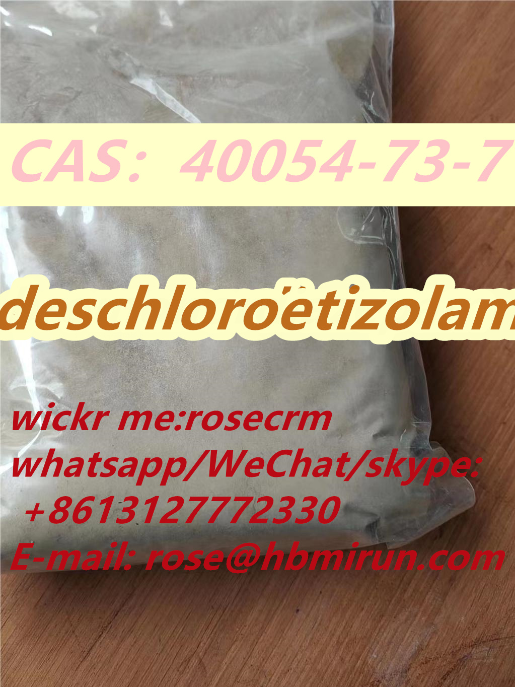  40054-73-7 Deschloroetizolam