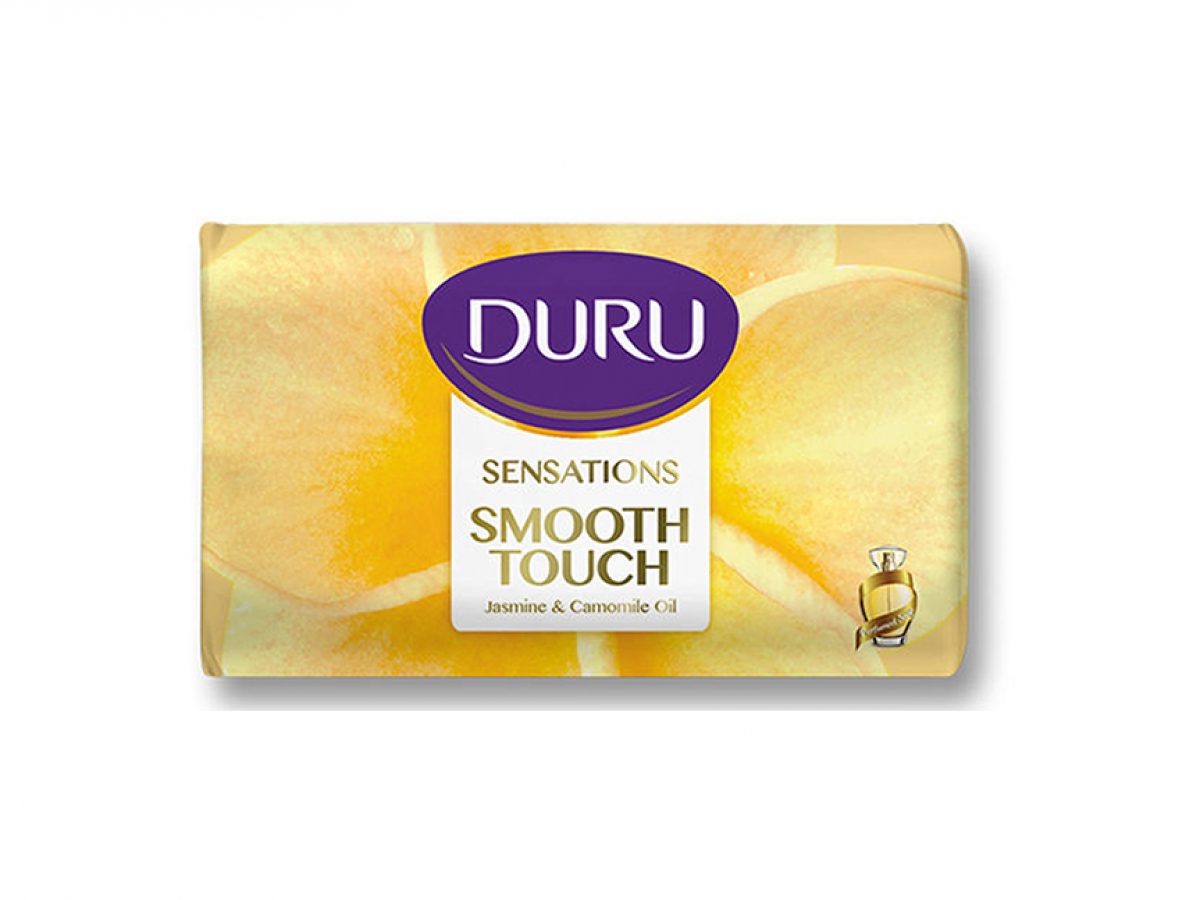 خرید صابون آرایشی دورو سنسیشنزبا رایحه گل یاسمن وروغن بابونه به صورت مستقیم از کارخانه
