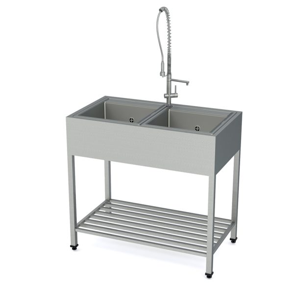 خرید سینک دو لگن با طول ۱۲۰ به صورت مستقیم از کارخانه