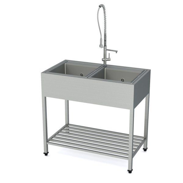 خرید سینک دو لگن با طول ۱۵۰ به صورت مستقیم از کارخانه