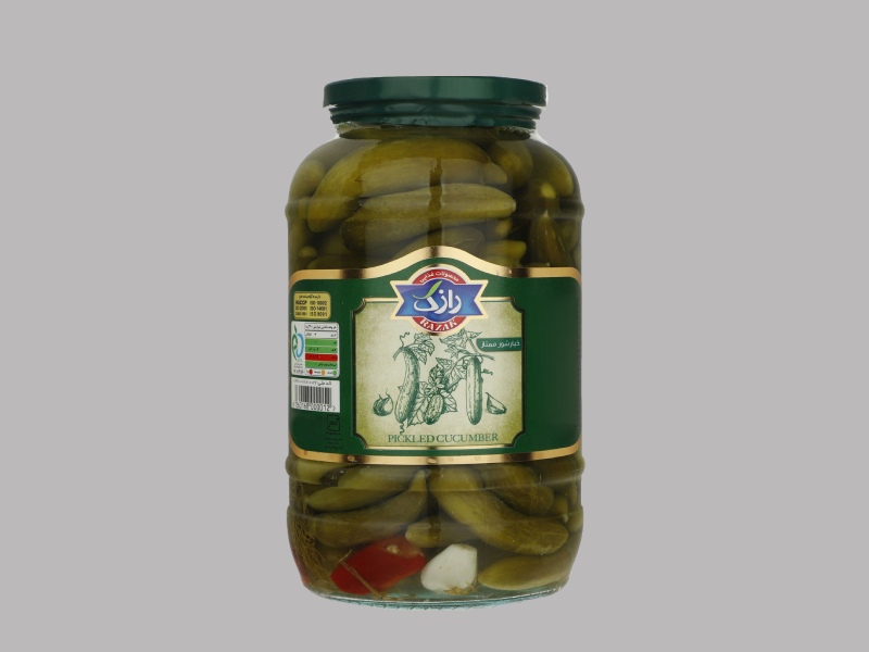 خرید خیار شور رازک به صورت مستقیم از کارخانه