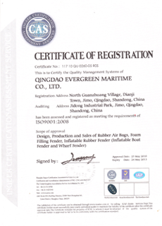 ISO 9001:2008 Quality Management System Certificate