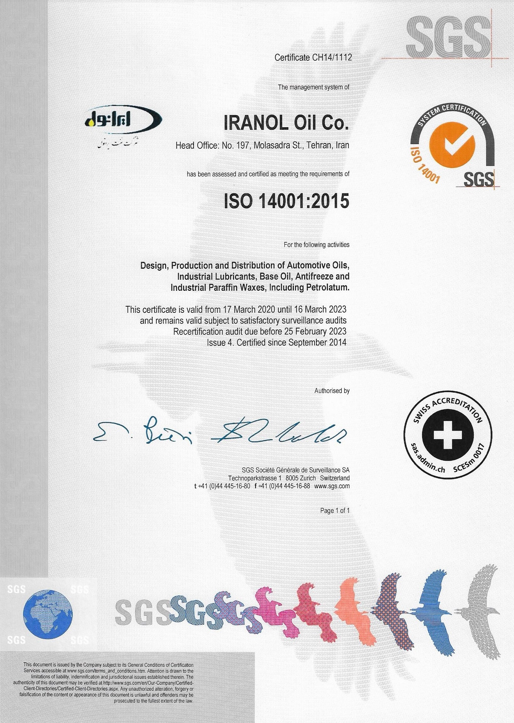 ISO 14001:2015
