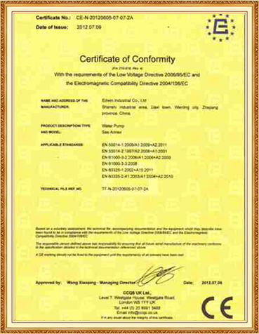 CE certification