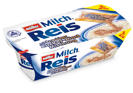 Rice pudding with a sachet of sugar and cinnamon 100 g