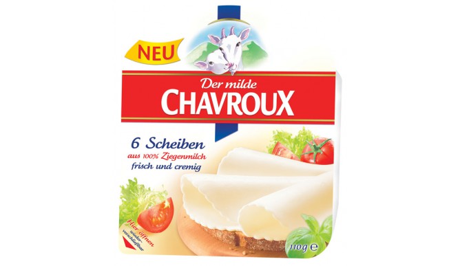Chavroux soft cheese slices