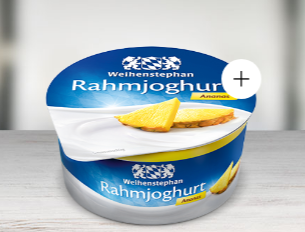 Creamed yoghurt pineapple