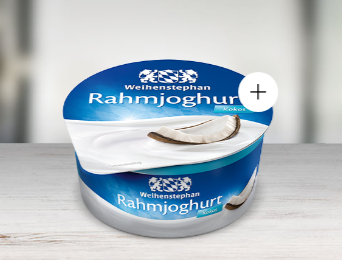 Cream yoghurt coconut