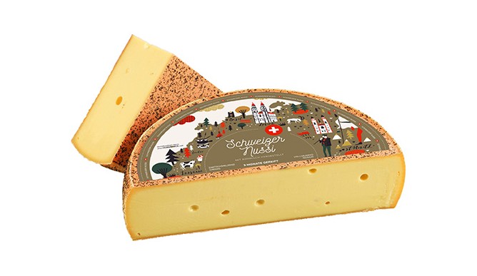 پنیر آجیل سوئیسی