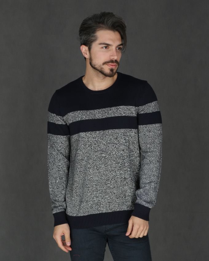 پلیور یقه گرد مردانه