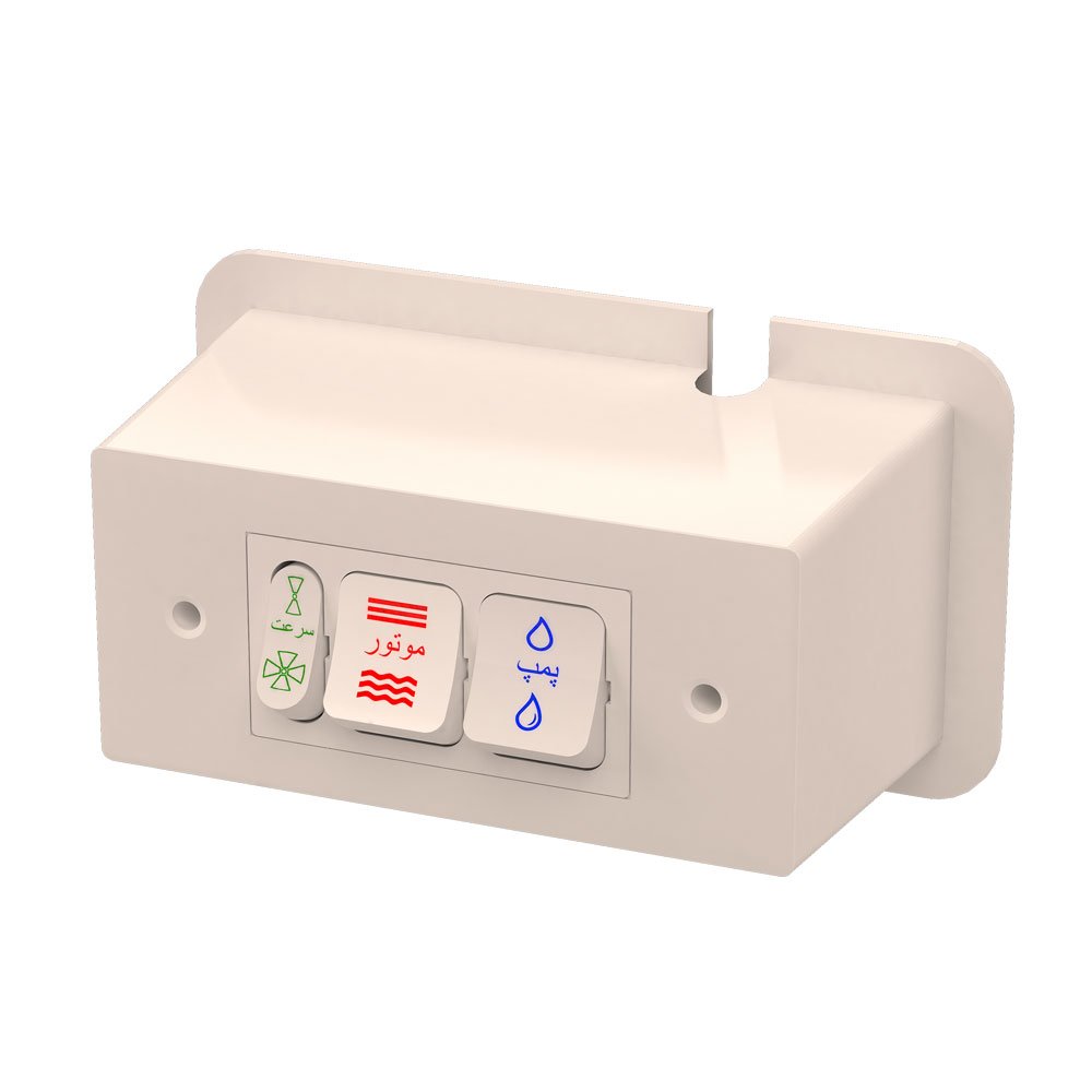 کلید کولر دو قطبی قابدار FT14