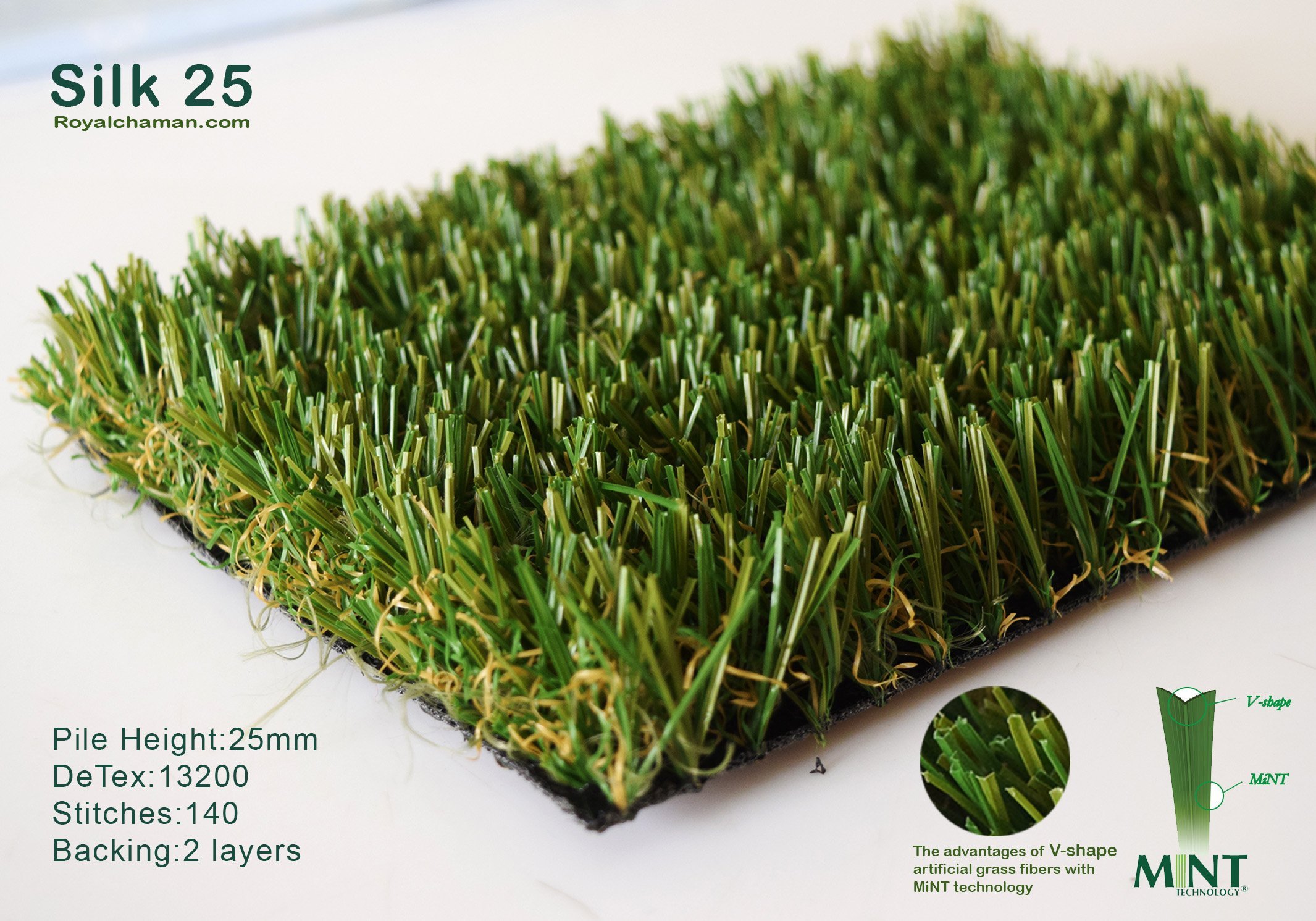 Silk Artificial Grass 25
