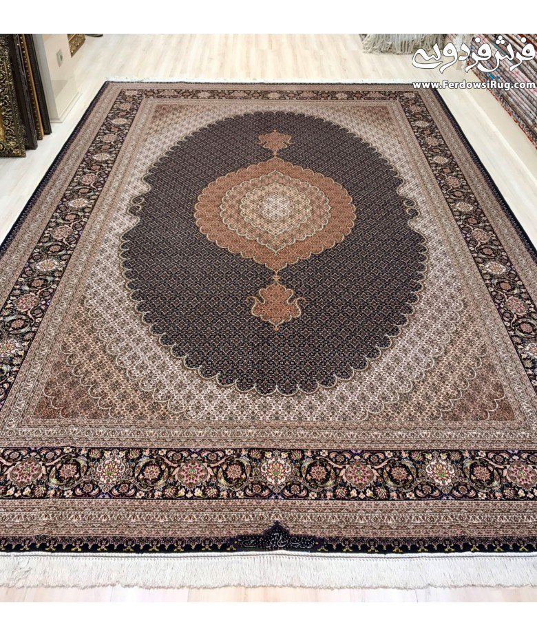 جفت فرش دستباف9متری عبداللهی تبریز