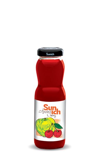 Drink mixes apples and cherries