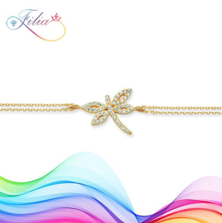 دستبند طلا 18k-750