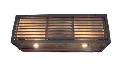 LUX model industrial air curtain