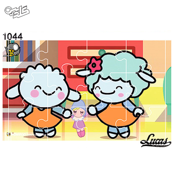 پازل چوبی 12 تکه کد 1044