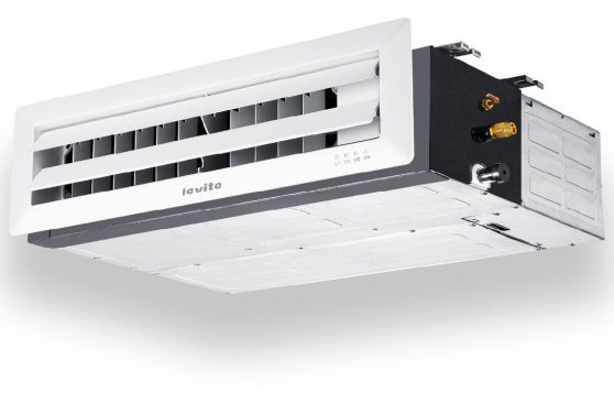 Duct split channel with low static pressure