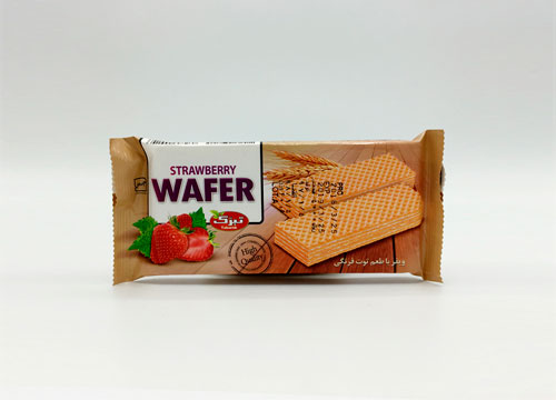 ويفر پذيرايي 40گرمی توت فرنگي