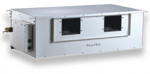 Duct split channel with high static pressure