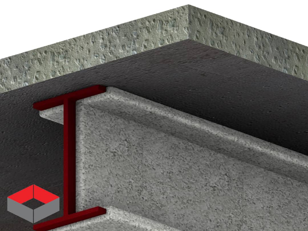 پوشش ضد حریق اسکلت فلزی پایه سیمانی