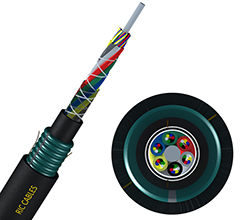 کابل فیبر نوری خاکی ژله ای - OBFC