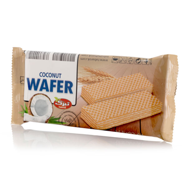 ويفر پذيرايي 40گرمی نارگيلي